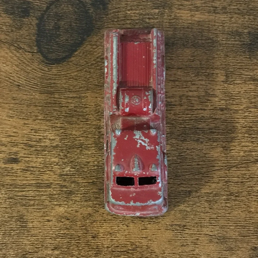 VTG 1950's Diecast Metal Midgetoy Fire Engine Pumper Truck Toy Red FD